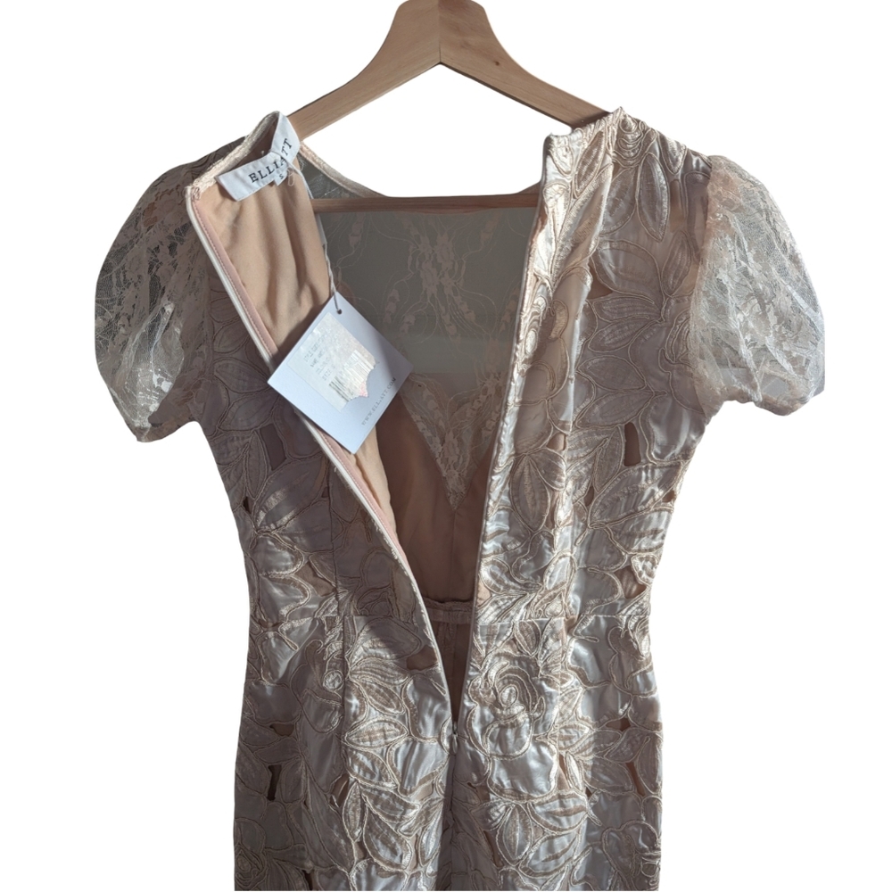 Elliatt Ambient Lace Dress In Champagne Size Small NWT - Picture 8 of 15